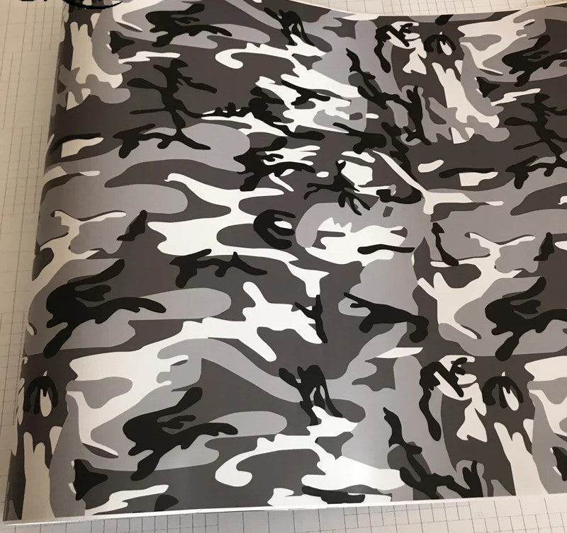 MINI BLACK AND WHITE CAMO